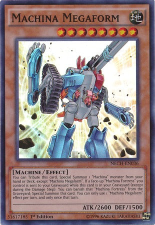 Machina Megaform - NECH-EN036 - Super Rare - 1st Edition