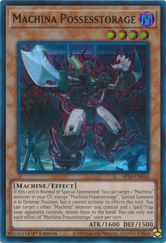 Machina Possesstorage - SR10-EN040 - Ultra Rare - 1st Edition