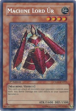 Machine Lord Ur - CSOC-EN093 - Secret Rare - 1st Edition