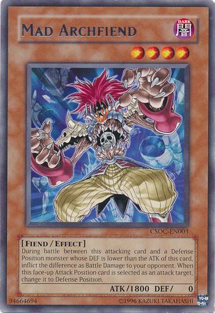 Mad Archfiend - CSOC-EN003 - Rare - Unlimited