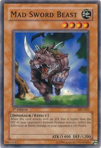 Mad Sword Beast - SKE-022 - Common - 1st Edition