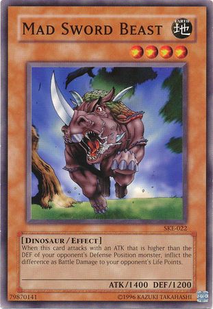 Mad Sword Beast - SKE-022 - Common - Unlimited