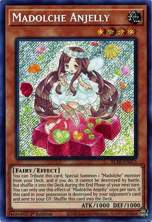 Madolche Anjelly - BLAR-EN073 - Secret Rare - 1st Edition