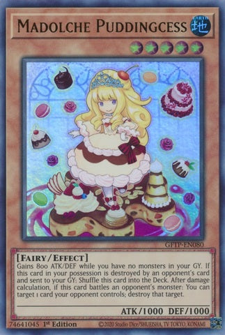 Madolche Puddingcess - GFTP-EN080 - Ultra Rare - 1st Edition