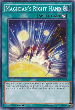 Magician's Right Hand - MACR-EN049 - Common - 1st Edition