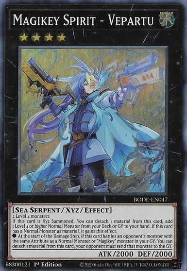 Magikey Spirit - Vepartu - BODE-EN047 - Super Rare - 1st Edition