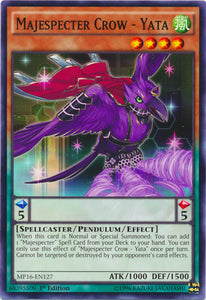 Majespecter Crow - Yata - MP16-EN127 - Common - 1st Edition