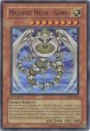 Majestic Mech - Goryu - EOJ-EN016 - Super Rare - 1st Edition