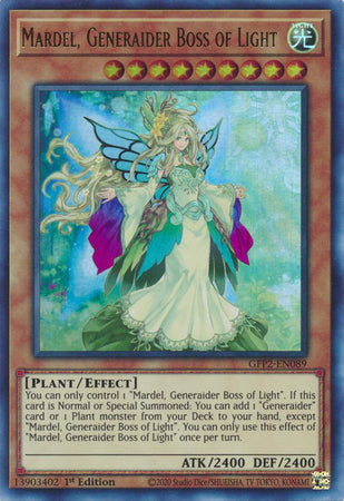 Mardel, Generaider Boss of Light - GFP2-EN089 - Ultra Rare - 1st Edition