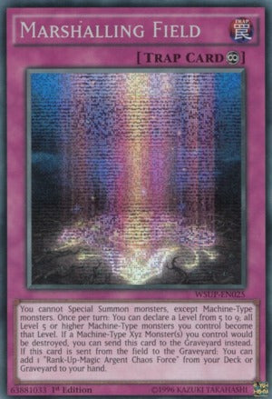 Marshalling Field - WSUP-EN025 - Prismatic Secret Rare - 1st Edition