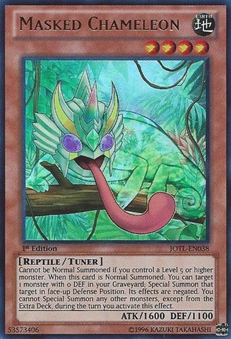 Masked Chameleon - JOTL-EN038 - Ultra Rare - 1st Edition