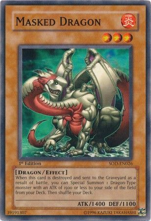 Masked Dragon - SOD-EN026 - Common - 1st Edition