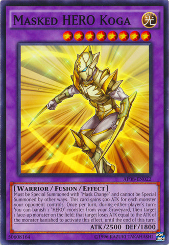 Masked HERO Koga - AP08-EN022 - Common - Unlimited