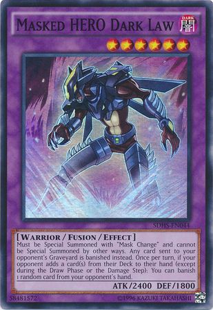 Masked HERO Dark Law - SDHS-EN044 - Super Rare - Unlimited