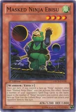 Masked Ninja Ebisu - ORCS-EN030 - Common - 1st Edition