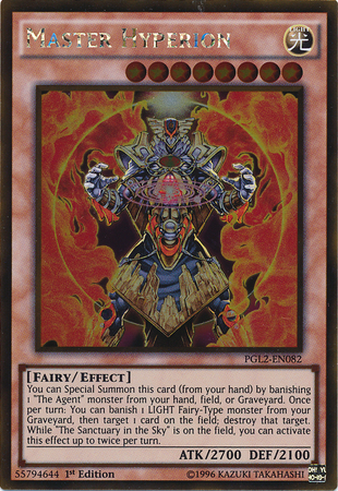 Master Hyperion - PGL2-EN082 - Gold Rare - Unlimited