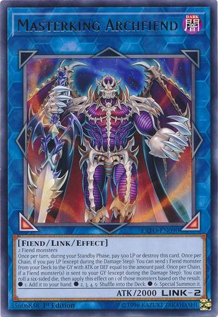 Masterking Archfiend - EXFO-EN090 - Rare - 1st Edition