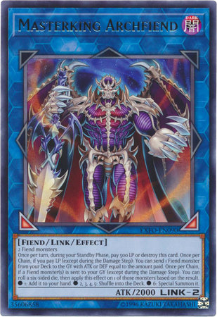 Masterking Archfiend - EXFO-EN090 - Rare - Unlimited