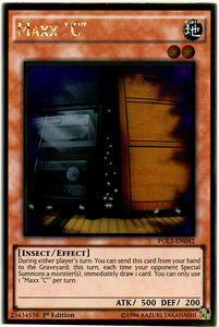 Maxx "C" - PGL3-EN042 - Gold Rare - 1st Edition