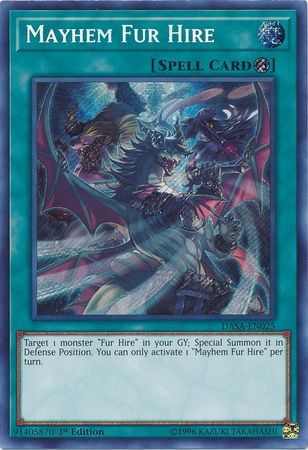Mayhem Fur Hire - DASA-EN025 - Secret Rare - 1st Edition