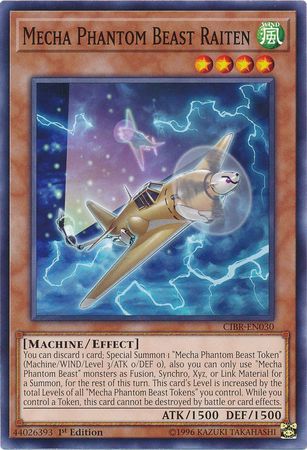 Mecha Phantom Beast Raiten - CIBR-EN030 - Common - 1st Edition