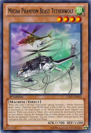 Mecha Phantom Beast Tetherwolf - BPW2-EN060 - Common - 1st Edition