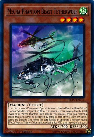 Mecha Phantom Beast Tetherwolf - SDPL-EN011 - Common - 1st Edition