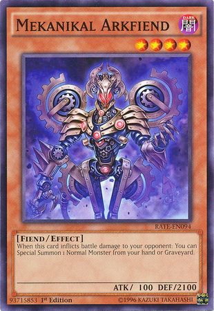 Mekanikal Arkfiend - RATE-EN094 - Common - 1st Edition