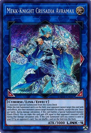 Mekk-Knight Crusadia Avramax - DANE-EN047 - Secret Rare - Unlimited