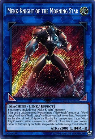 Mekk-Knight of the Morning Star - CYHO-EN045 - Secret Rare - Unlimited