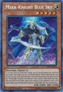 Mekk-Knight Blue Sky - EXFO-EN014 - Secret Rare - 1st Edition