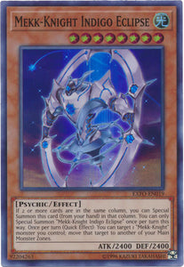 Mekk-Knight Indigo Eclipse - EXFO-EN019 - Super Rare - Unlimited
