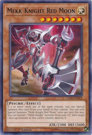 Mekk-Knight Red Moon - EXFO-EN018 - Rare - 1st Edition