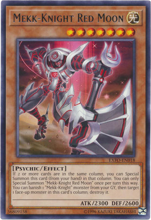 Mekk-Knight Red Moon - EXFO-EN018 - Rare - Unlimited