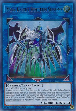 Mekk-Knight Spectrum Supreme - EXFO-EN047 - Ultra Rare - 1st Edition