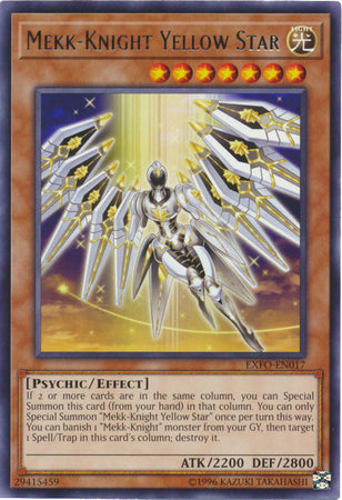 Mekk-Knight Yellow Star - EXFO-EN017 - Rare - Unlimited