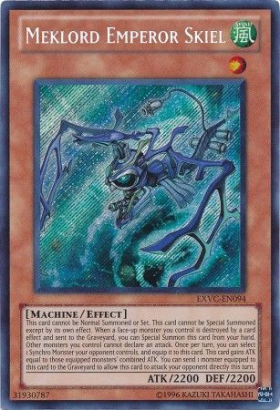 Meklord Emperor Skiel - EXVC-EN094 - Secret Rare - Unlimited