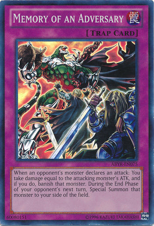 Memory of an Adversary - ABYR-EN075 - Super Rare - Unlimited