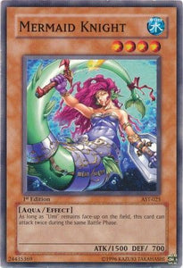 Mermaid Knight - AST-025 - Common - 1st Edition