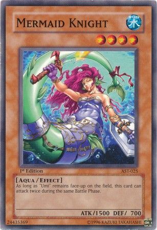 Mermaid Knight - AST-025 - Common - 1st Edition