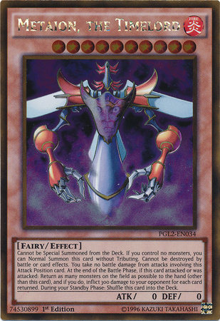 Metaion, the Timelord - PGL2-EN034 - Gold Rare - Unlimited