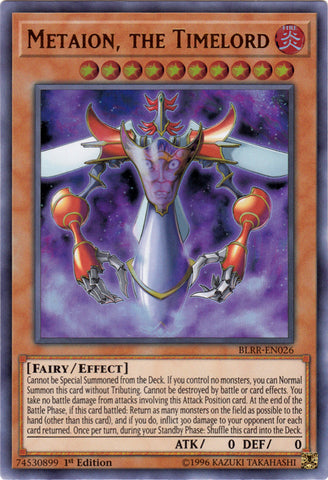 Metaion, the Timelord - BLRR-EN026 - Ultra Rare - 1st Edition