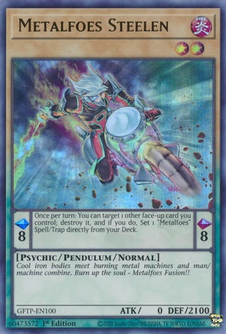 Metalfoes Steelen - GFTP-EN100 - Ultra Rare - 1st Edition