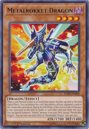 Metalrokket Dragon - EXFO-EN008 - Rare - 1st Edition