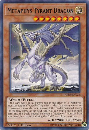 Metaphys Tyrant Dragon - CIBR-EN026 - Rare - 1st Edition