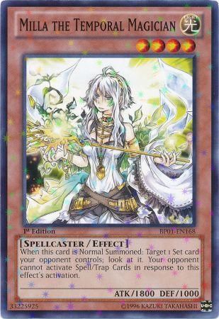 Milla the Temporal Magician - BP01-EN168 - Starfoil Rare - 1st Edition