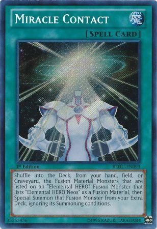 Miracle Contact - REDU-EN093 - Secret Rare - 1st Edition