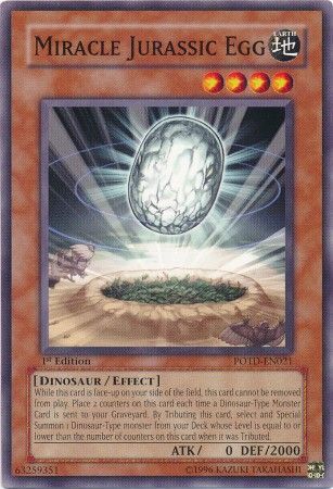 Miracle Jurassic Egg - POTD-EN021 - Common - 1st Edition