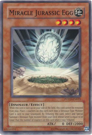 Miracle Jurassic Egg - POTD-EN021 - Common - Unlimited