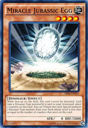 Miracle Jurassic Egg - SR04-EN011 - Common - Unlimited